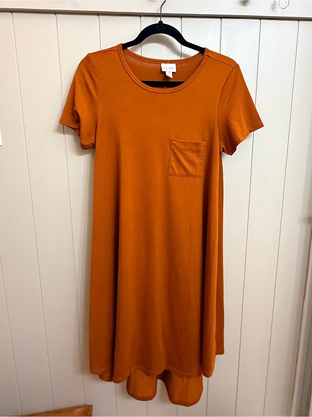 LuLaRoe Rust Orange Carly Dress